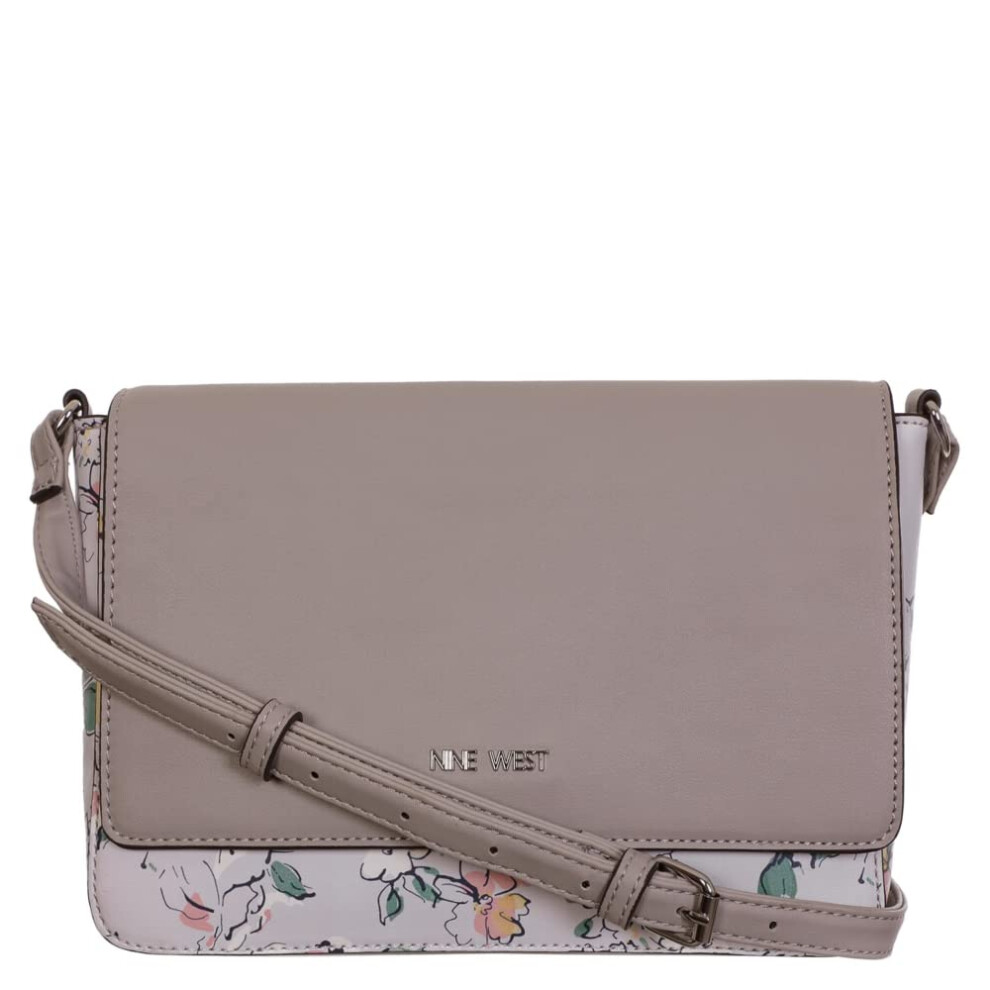 Sac Bandouli Re Rabat Calandra De Nine West, Taille Unique, Motif Floral Dove Clair-image