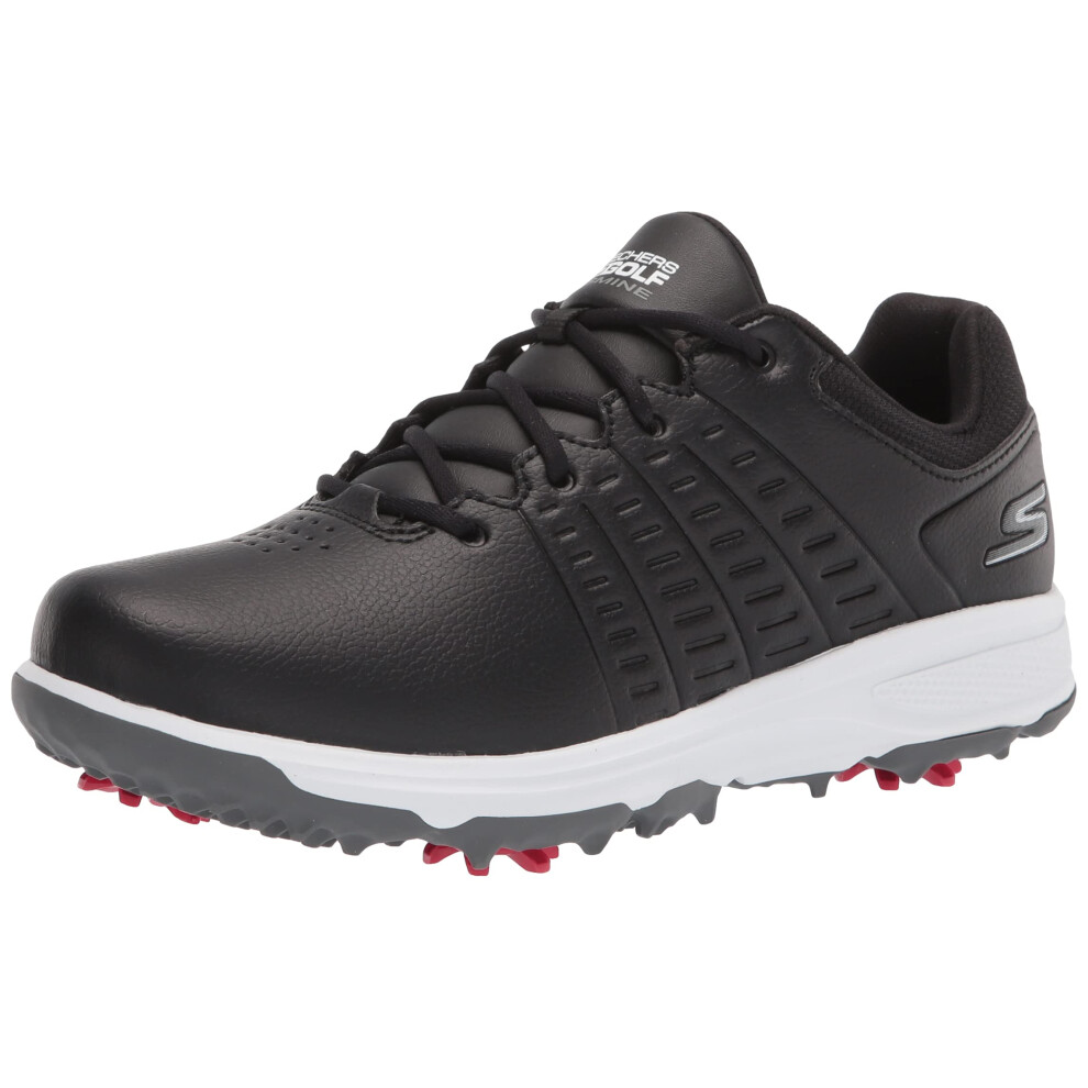 Skechers Women's Go Jasmine Spiked Waterproof Golf Shoe  Black  8