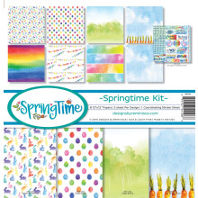 Reminisce SPR-200 Fr   hlings-Scrapbook-Sammelset, 12 x 12 Zoll