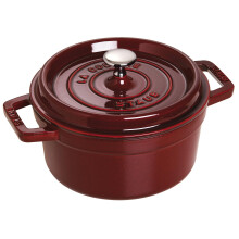 Cocotte rotonda in ghisa Staub da 2,75 litri - Grenadina, prodotta in Francia