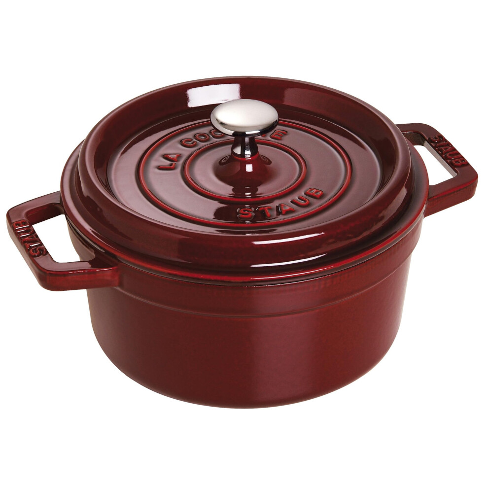 Photos - Other Cookware Staub Cast Iron 2.75-qt Round Cocotte - Grenadine Made in France 1003971