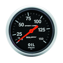 Mechanick tlakomer oleja Auto Meter 3423 Sport-Comp 2,625 palca.