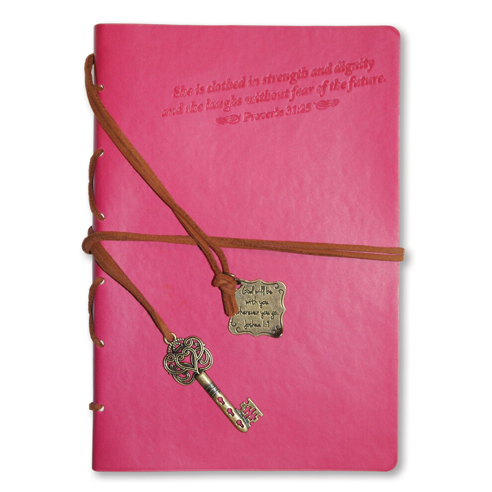 Divinity Boutique Journal with Pink Key Charm  Proverbs 31 (22876)-image-OPC-PGG9K2Q-NEW