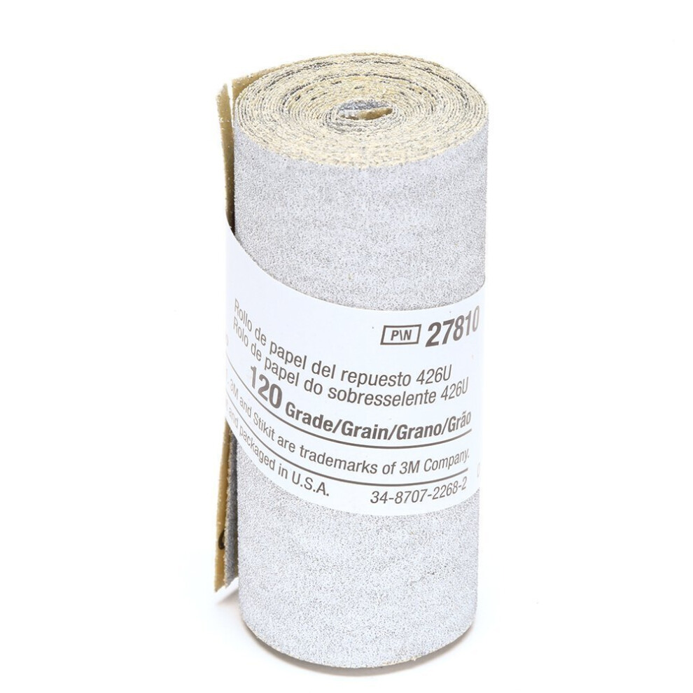 3M 27810 Stikit Tri-M-Ite (2-1/2 Width) Roll  120 Grit (70 Length)