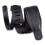 3.25-Wide Garment Leather Guitar Strap in Black with Black Backing 1