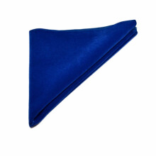 King & Priory Luxury Royal Blue Velvet Pocket Square -nenliina