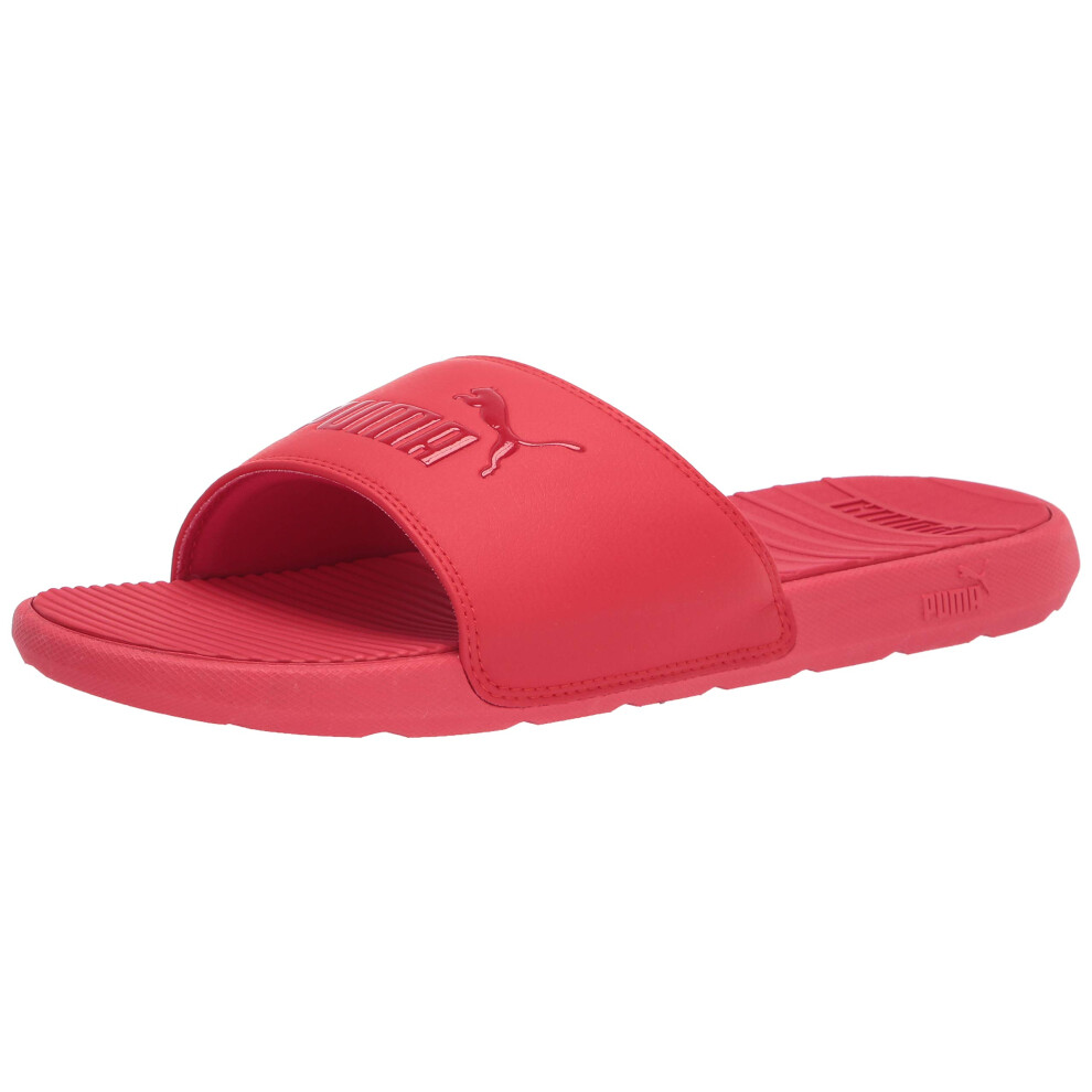 PUMA mens Cool Cat Slide Sandal  High Risk Red-high Risk Red  11 US