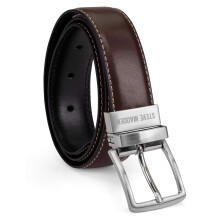 Steve Madden Boys 'store reversible bælte til børn brun/sort lille