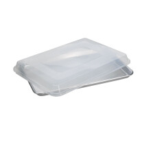 Nordic Ware Natural Aluminium Commercial Bager's Halvplade med l?g