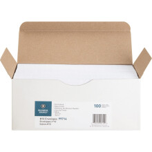 Business Source 99714 Peel-to-Seal-kuvert nr 10 100/BX White