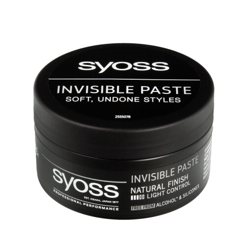 Syoss Invisible Hair Styling Paste Medium Control Lichte Glans 100ml