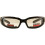 Global Vision Chicago polstrede ridebriller (sort stel/klar linse) 2