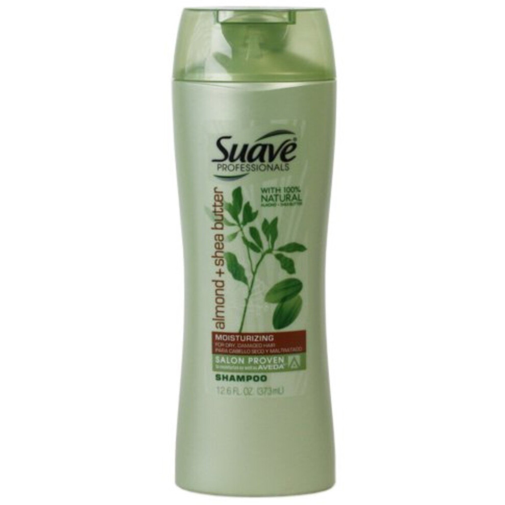 Suave Moisturizing Shampoo Almond + Shea Butter Paraben Free 12.6 Oz