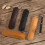 Genuine Leather Single Pen Case Holder Pencil Pouch (Coffee  1 Pack) 3