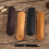 Genuine Leather Single Pen Case Holder Pencil Pouch (Coffee  1 Pack) 2