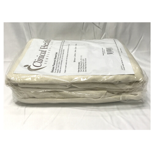 Σετ Σεντόνια Μασάζ Deluxe Flannel 3 Τεμαχίων Therapist's Choice - Natural 1