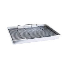 Nordic Ware Extra nagy, stoben ropogs tepsi, rcs ezst