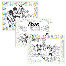 Disney Baby J.L. Childress Wegwerp ColorMe Placemat, 24 Stuks - Kleurplezier voor Eten en Spelen
