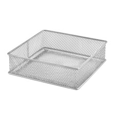 YBM Home Silver Mesh Dirker Cabinet and Shelf Organizer Bins Scoure Support Support Office Office Office Organizer Panier 1595S (1 6x6x2 pouces)