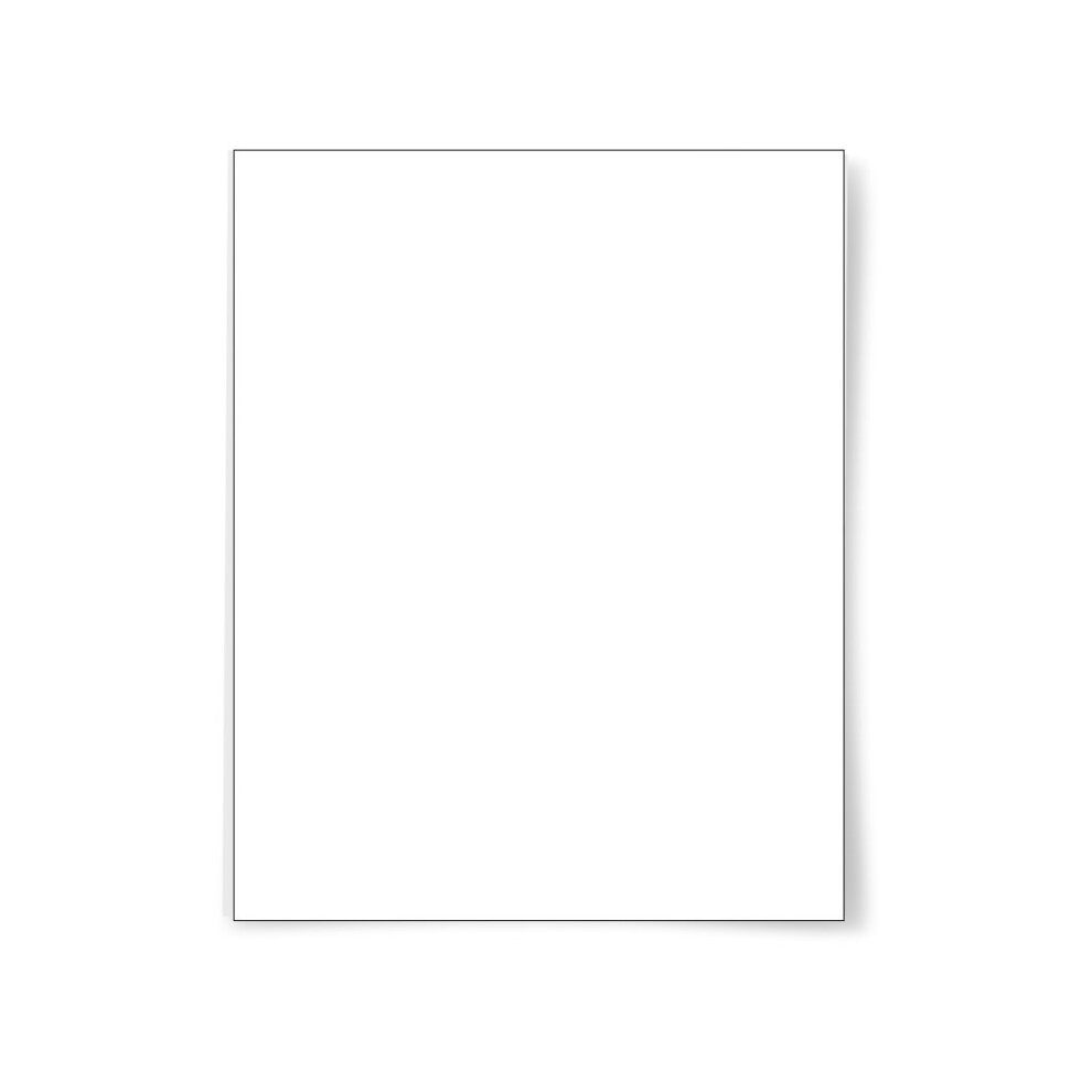 Étiquettes d'expédition pleine page Digiorange - Étiquettes pour imprimantes laser et jet d'encre 8,5" x 11" Étiquette fendue verticalement au do