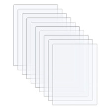 Langaelex 10 Pack of Acrylic Sheets 5x7"""" - 0.043"""" Thick Clear Extruded Plexiglass Sheets for Crafts Picture Frame Projects Display & DIY