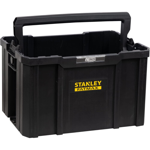 STANLEY Stanley FatMax PRO-STACK Open Tote Tool Box Max Capacity- Black
