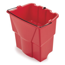 Rumbermaid kommercielle produkter beskidt vandspand til b?lgebremse 2.0 35 Qt. MOP BUCKET SYSTEM 18-kvart kapacitet Red 14 """" X 9.8 """" X 15.2 """"