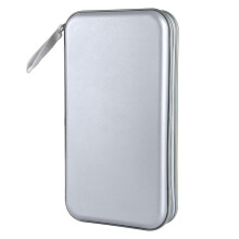Siveit Θήκη CD, Χωρητικότητα 80 CD/DVD, Σκληρή Πλαστική Θήκη για Αποθήκευση