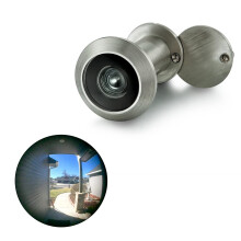 TOGU TG2814YG-SN LASS SULIC UL Enumere de la visionneuse de porte de 220 degres avec couverture de confidentialite lourde pour 1-3 / 8 """" a 2-1 /