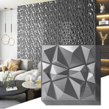 Art3d Pannelli con design a diamante 3D per decorazioni d'interni Soggiorno TV Parete Sfondo Camera da letto Configurazione di gioco 11,8 ""x 11,8