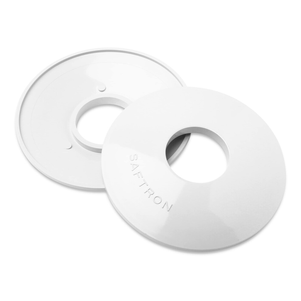 Rosetten - 1,9"""" Innendurchmesser, Schlagfestes Polymer, Weiss (2Er-Set) (Zur Verwendung Mit Jeder Standard-Poolleiter Oder -Schiene Mit 1,90"""" Au-image