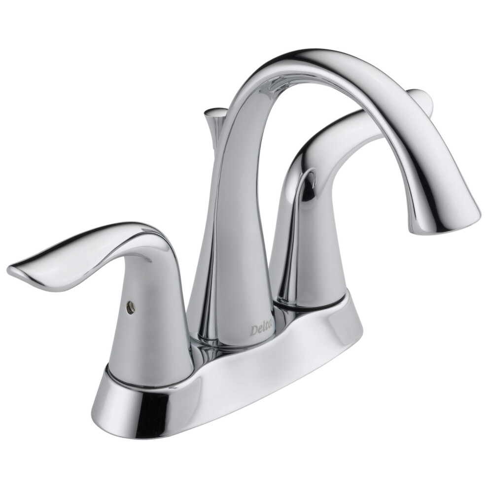 Photos - Tap Delta Faucet Lahara Centerset Bathroom Faucet Chrome Bathroom Sink Faucet Diamond Seal Technology Metal Drain Assembly Chrom 