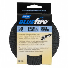 Norton 20X High Performance Abrasive Flap Disc Type 27 Threaded Hole Fiberglass Backing Zirconia Alumina 4-1/2"""" Dia. 40 Grit (Pack of 1)