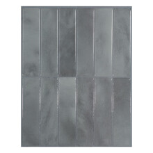 SMART TILES Peel and Stick Backsplash - 5 Sheets of 11.43"""" x 9"""" - 3D Adhesive Peel and Stick Tile Backsplash for Kitchen Bathroom Wall Tile