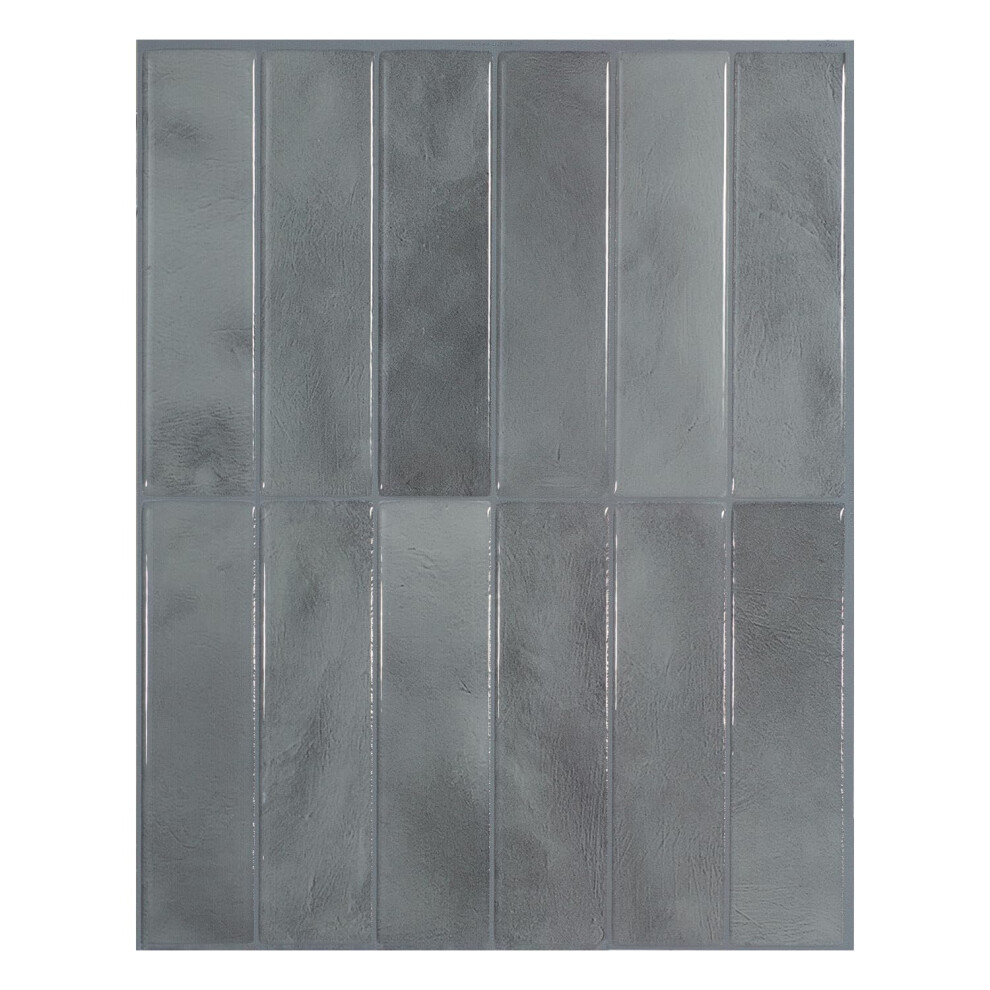 Smart Tiles Peel And Stick Backsplash - 5 Sheets Of 11.43"""" X 9"""" - 3D Adhesive Peel And Stick Tile Backsplash For Kitchen Bathroom Wall Tile 623996221466