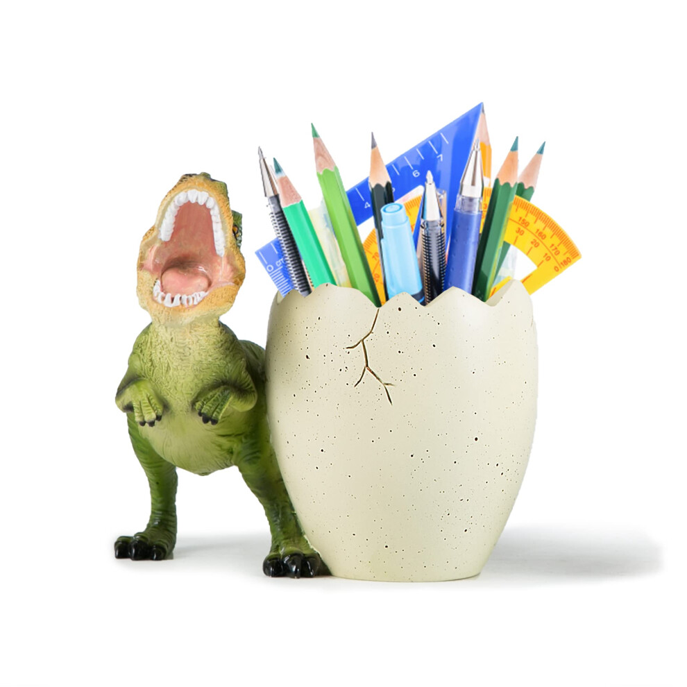 Banllis Dinosaur Penhouder voor Bureau, Schrijfhouder, Schattige Bureau-organizers en Accessoires