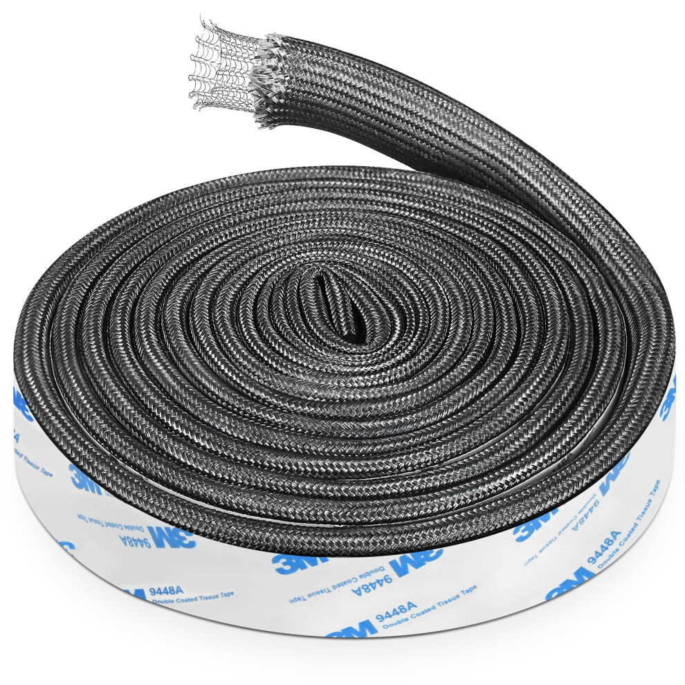 Wire Mesh Gasket Kit Fit for Kamado Joe Big Joe High Temp Fiberglass Gasket Replacement BBQ Smoker Seal Accessories Self Stick Felt 180 in Long