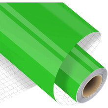 Rollo de vinilo adhesivo permanente verde Madlie Limette - 12"" x 15 pies Vinilo permanente premium para letreros artesanales, lbumes de recortes