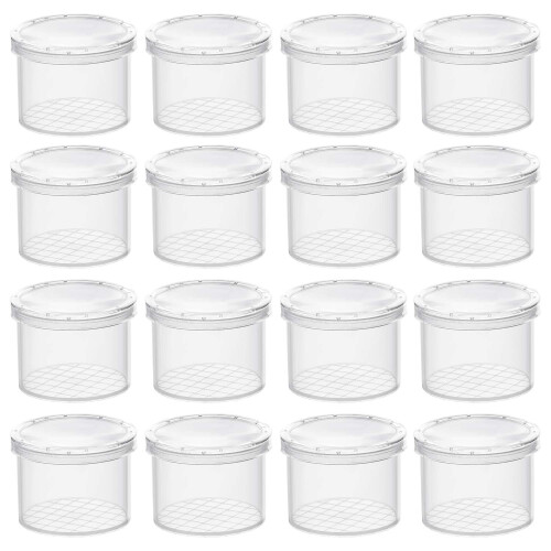 Coopay 16 Pieces Bug Viewer Critter Insect Cage Magnifying Insect Box Bug Magnifier Container Bug Catcher Cage Science Nature Exploration Tools