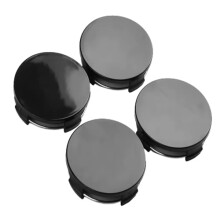 4pcs 65mm Car Vehicle Wheel Hub Center Cap Cover ABS Black
