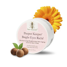 Bee Naturals Peeperer Keeper Ojeros Bright Ojeros Riche CrMe - Hidrates y reduce las lneas finas con el pptido anti -envejecimiento