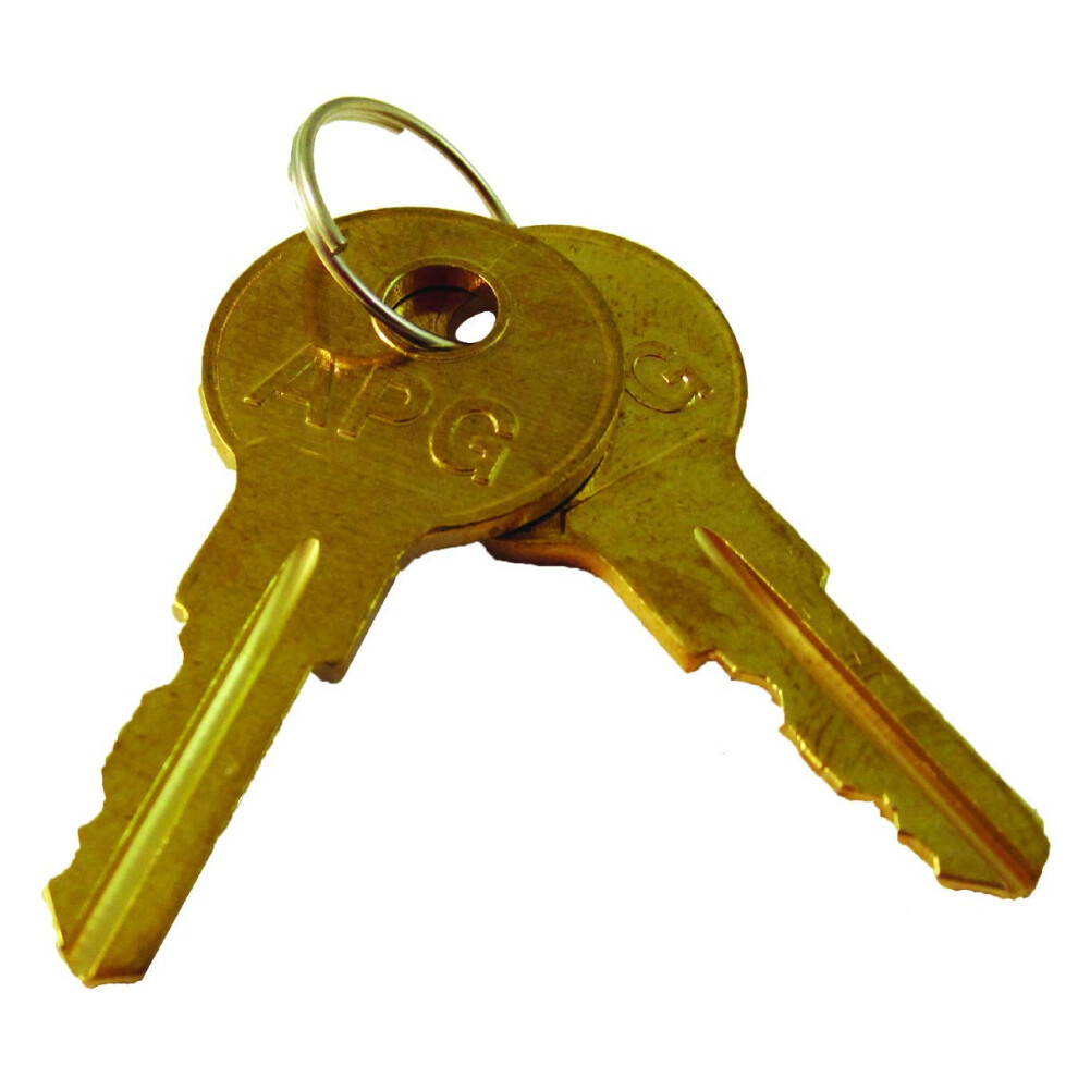 Apg Cash Drawer Replacement Key Set Compatible With Apg A8 Code Locks Set Of 2 Keys For Apgs Series 100 And Series 4000 Cash Drawers Pk-8K-A8 089016245421