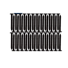 Raam Shutters Paneel Peg Lok Pin Pegs Schroeven Spikes Ankers 3 inch 60 Pack (Zwart)
