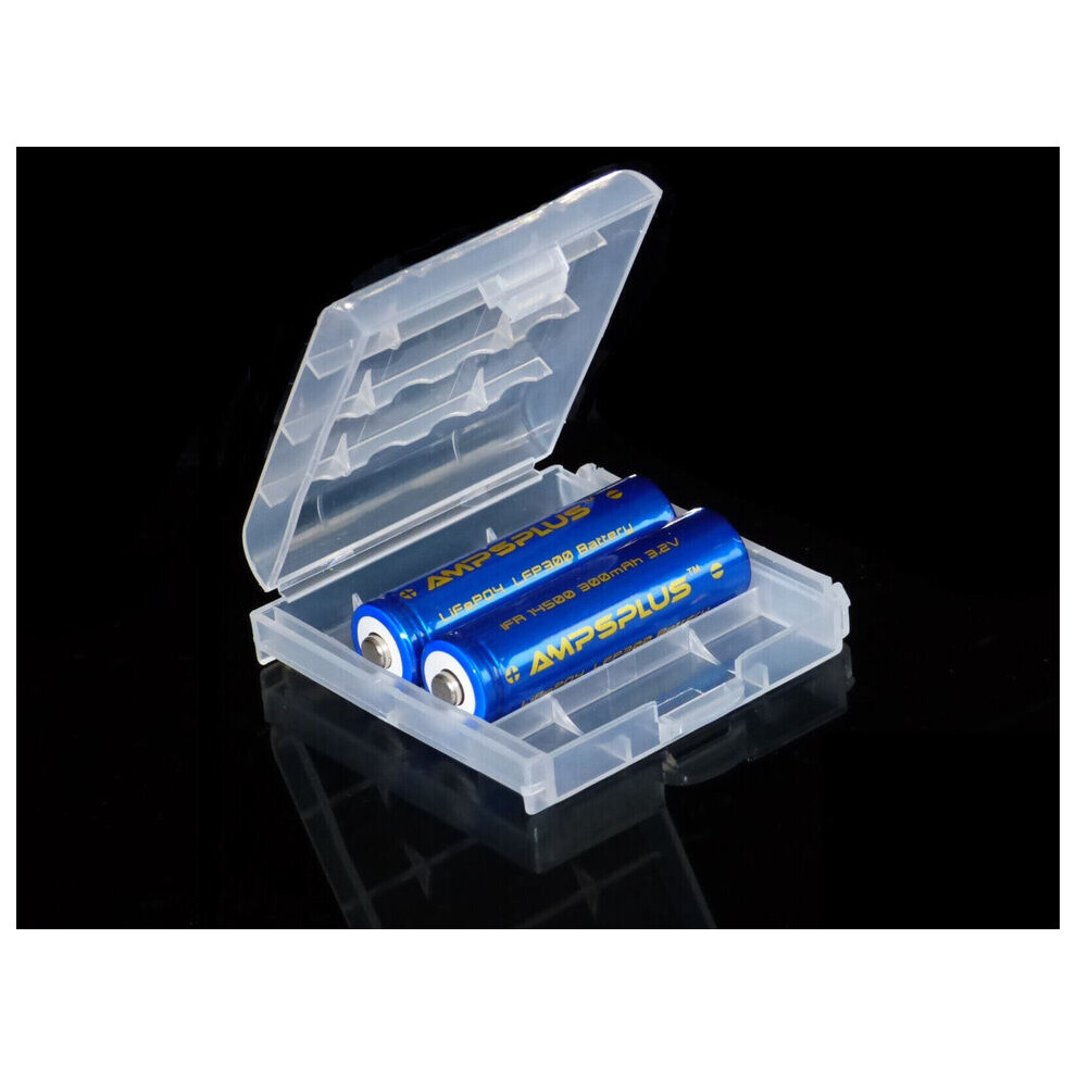 2x Solar Light 14500 3.2V 300mAh Rechargeable Batteries