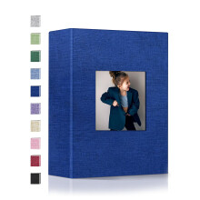 Fotoalbum Popotop 4x6 - 100 fotografií, fotoknihy so 100 vertikálnymi vreckami, albumy s lanovým obalom pre rodinné fotografie, svadby, výrocia,