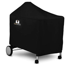 SUPJOYES Grill Cover for Weber Performer Deluxe Charcoal 22 Inch BBQ Grill Cover Heavy Duty Waterproof Grill Cover for Weber Performer Charcoal