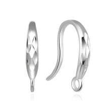 4pcs Adabele Authentic 925 Sterling Silver French Earring Hooks Dangle Ear Wire Tarnish Resistant Rhodium Plated for Earrings Jewelry Making SS479