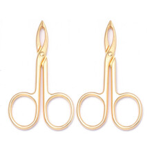 MOTANAR 2 pe   as Tweezers Scissor Handle Handdines Scissor Scissor Tweezers Tweezers para Removedor de cabelo Cuidado