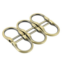 6 stuks 3/4 inch D-ringen hoefijzervorm U-vorm D-ringen schroef in beugel halve cirkel D-ring voor doe-het-zelf lederen handtas sleutelhangeraccessoi