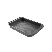 Stekpanna med Rack-Nonstick-ugnsrostare med lstagbart galler fr att tmma fett och fett hlsosammare matlagning med kksbakverk frn Classic Cu